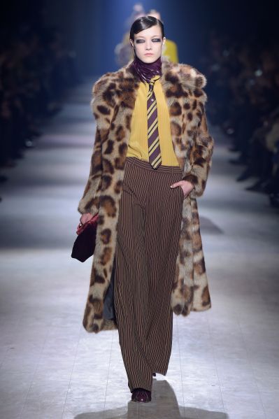 Ties and proper trousers on the runway