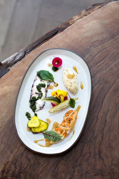 Norah's seafood charcuterie.