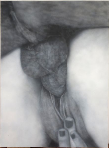 Betty Tompkins, Fuck Painting #46.