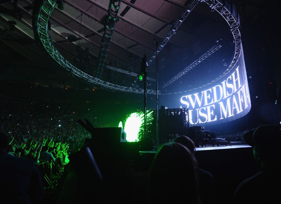 Swedish House Mafia in concert at Madison Square Garden.