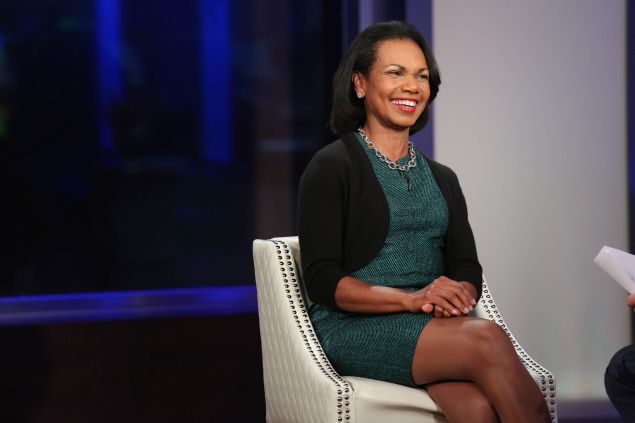 Condoleezza Rice visits "FOX And Friends" at FOX Studios on November 5, 2014 in New York City. 