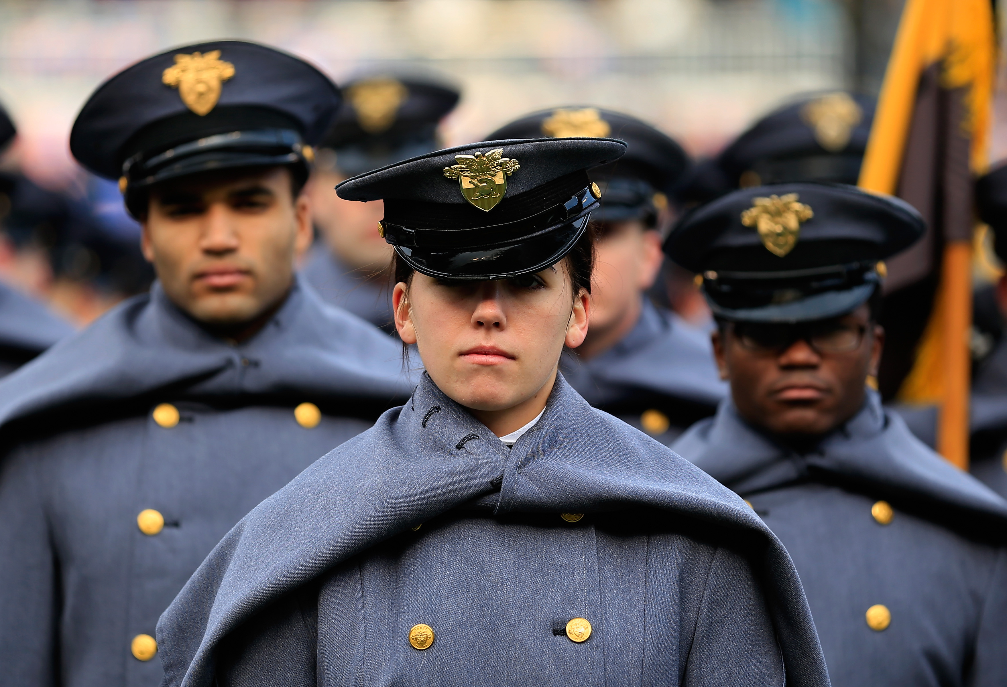 Cadets with the U.S. Military Academy at West Point