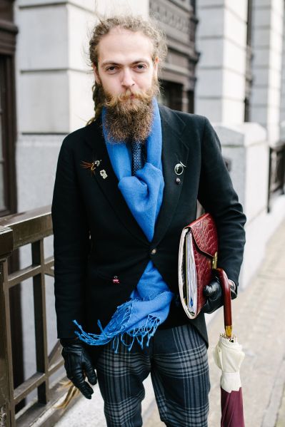 Bearded and in style