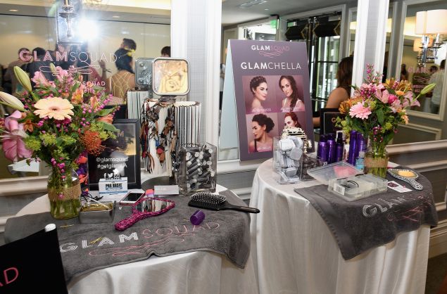 Glamsquad setup during REVOLVE Fashion and Festival Event at Avalon Palm Springs on April 11, 2015.