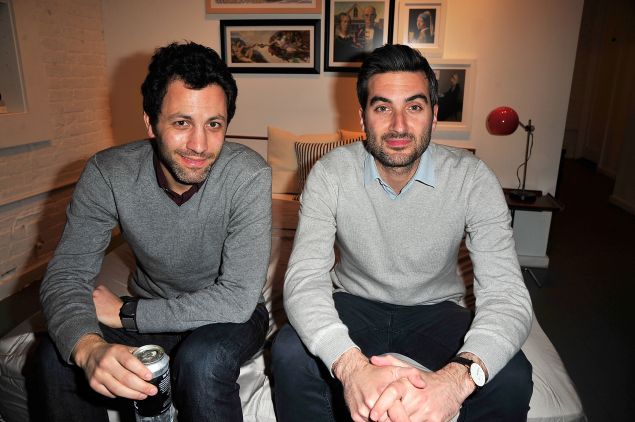 NEW YORK, NY - APRIL 14: Andrew Steinthal and Chris Stang attend Casper Presents Breakfast In Bed Fest With The Infatuation at Haven's Kitchen on April 14, 2015 in New York City.