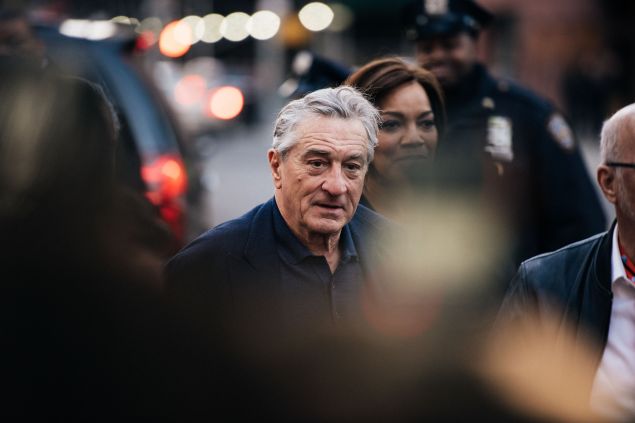 Robert De Niro at the Tribeca Film Festival in 2015