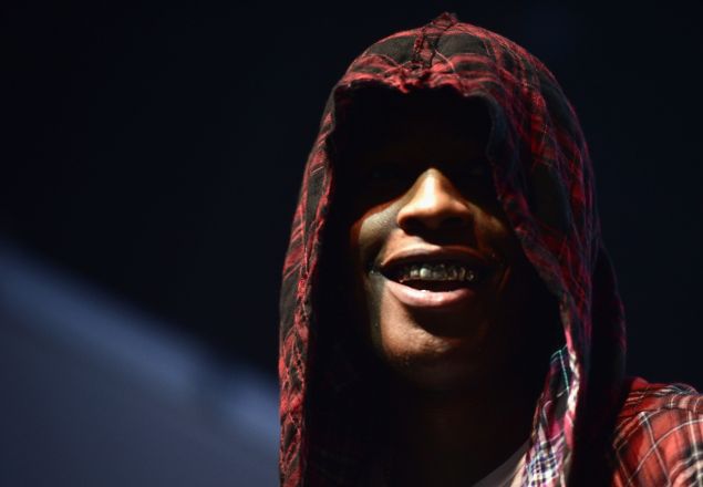 AUSTIN, TX - MARCH 14: Rapper ASAP Rocky performs during the Mass Appeal Showcase during the 2014 SXSW Music, Film + Interactive at Austin Music Hall on March 14, 2014 in Austin, Texas.
