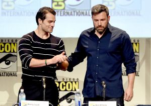 Henry Cavill and Ben Affleck at San Diego Comic Con.