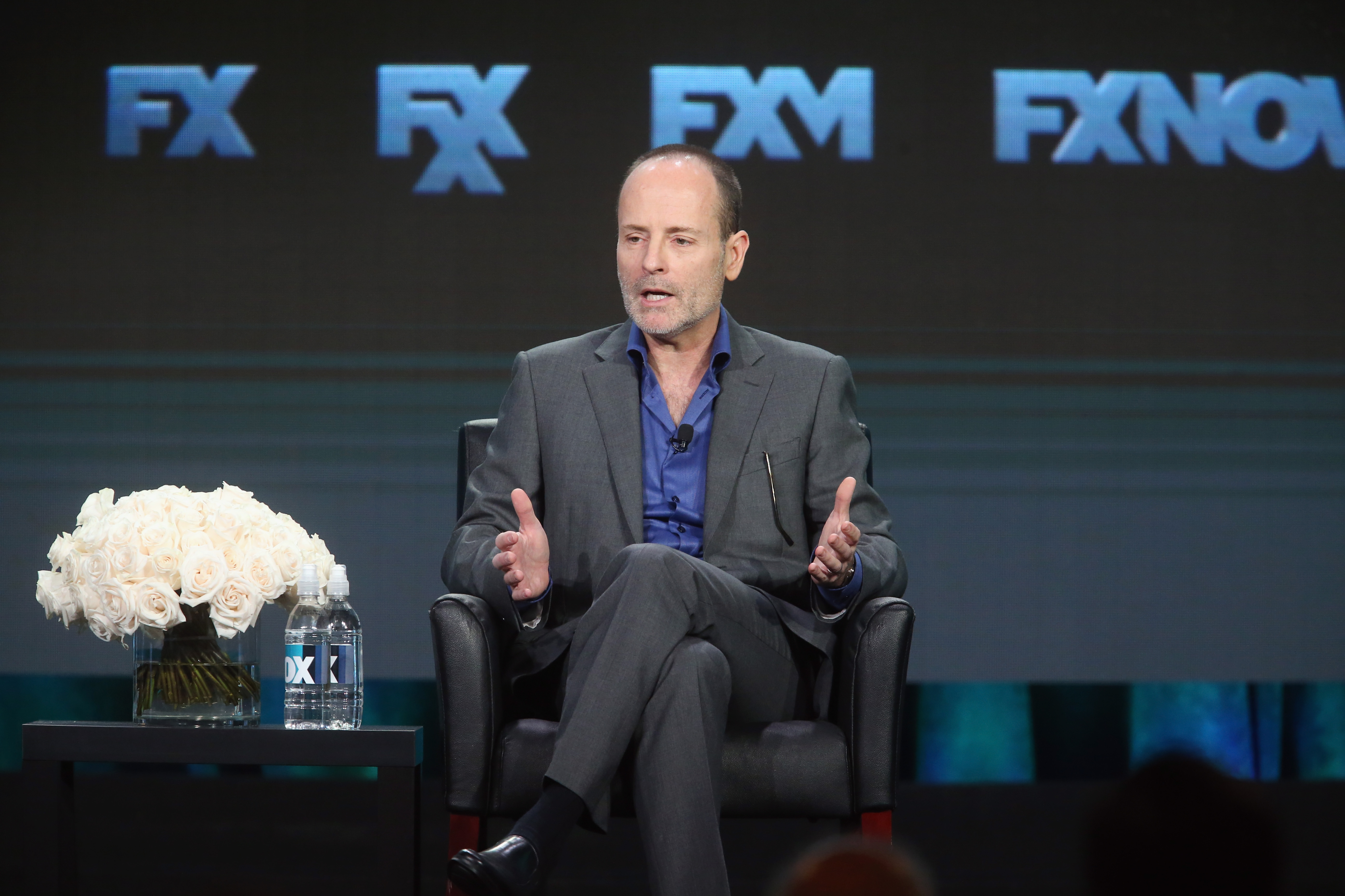 CEO, FX Networks and FX Productions John Landgraf speaks at the FX portion of the 2015 Winter TCA Tour.