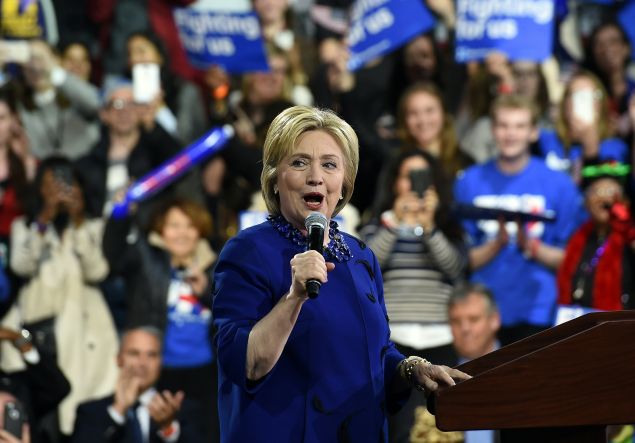 Hillary Clinton.