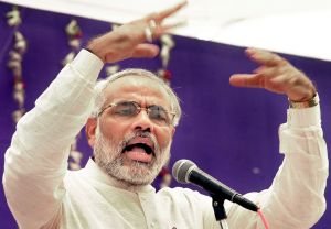 Indian Prime Minister Narendra Modi in 2002.