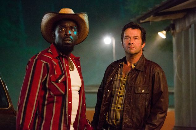 James Purefoy as Hap Collins and Michael Kenneth Williams as Leonard Pine.