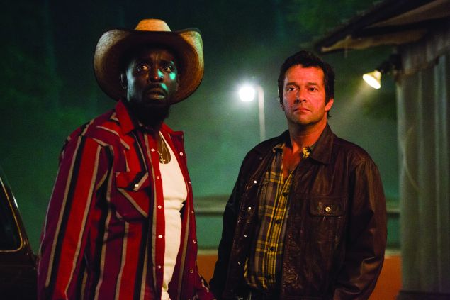 Michael K. Williams and James Purefoy in Hap and Leonard. 