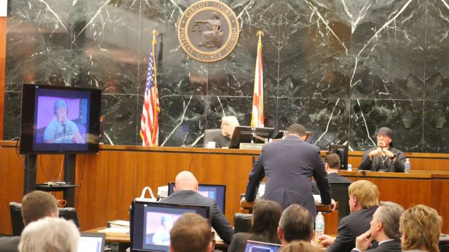 Hulk Hogan on the witness stand.