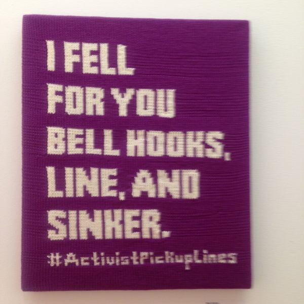 Ben Cuevas' I FELL FOR YOU BELL HOOKS, LINE AND SINKER, 2016.