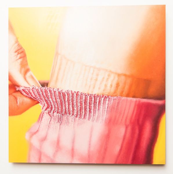 Marilyn Minter, Pink Sock, (1998).
