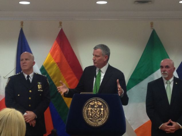 Mayor Bill de Blasio.