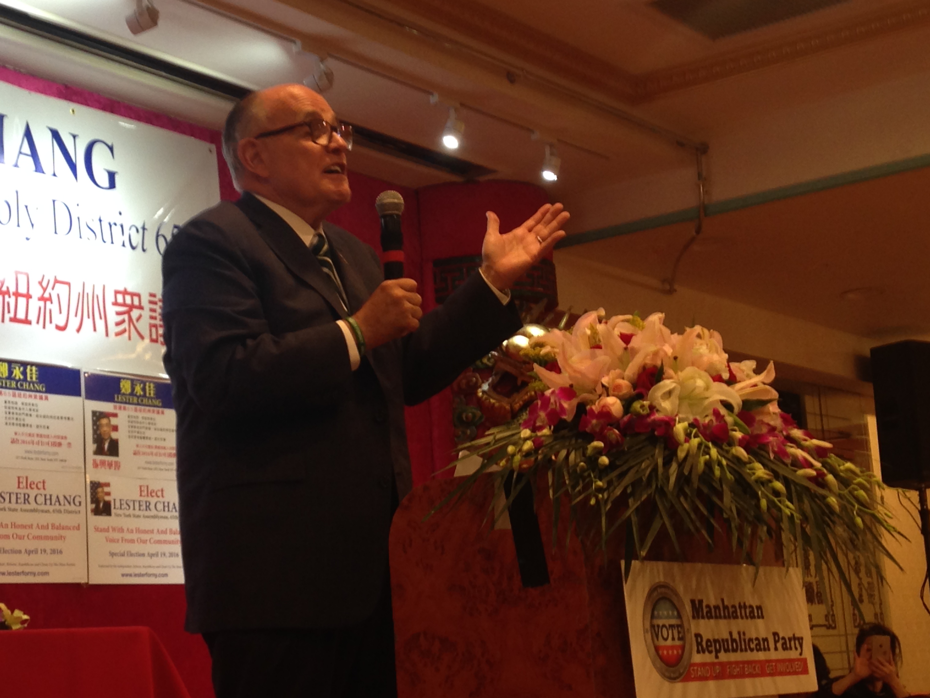Former Mayor Rudolph Giuliani.