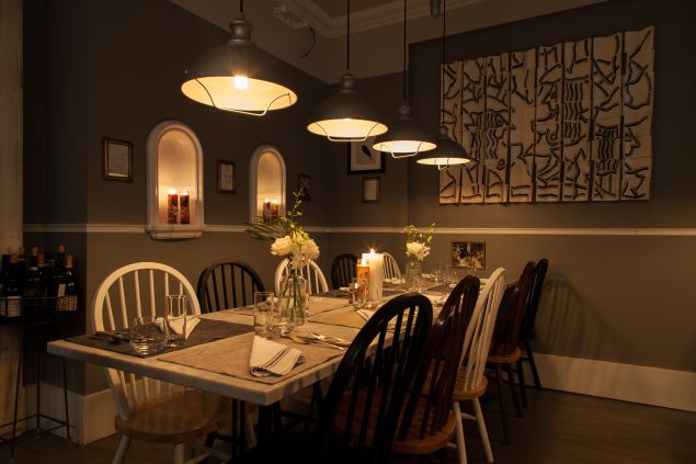The dinner table at Dinnertable