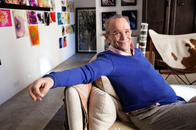 Joel Grey at home.