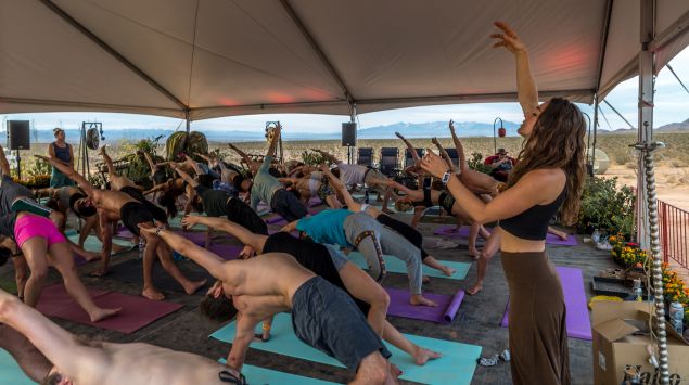 Last year's yoga class