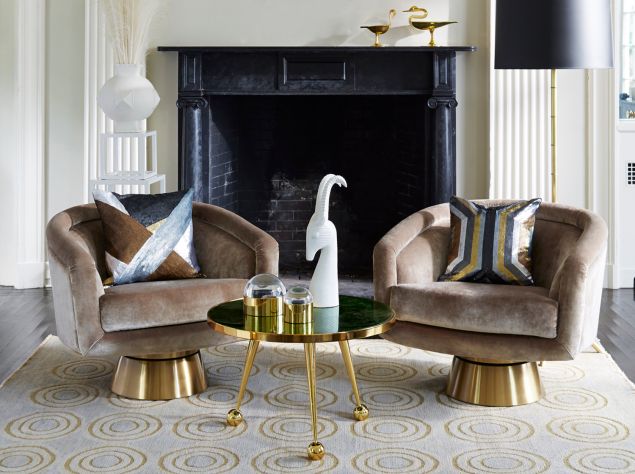 Bacharach Swivel Chairs.