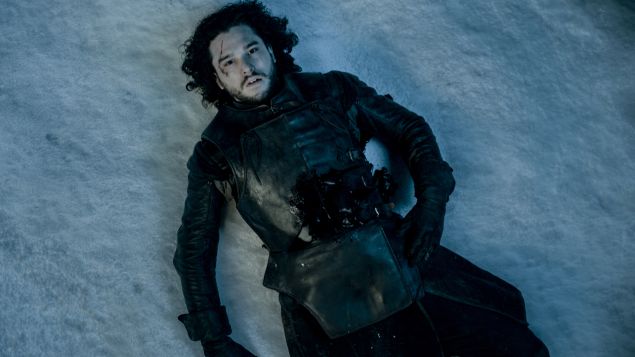 Kit Harington as Jon Snow.