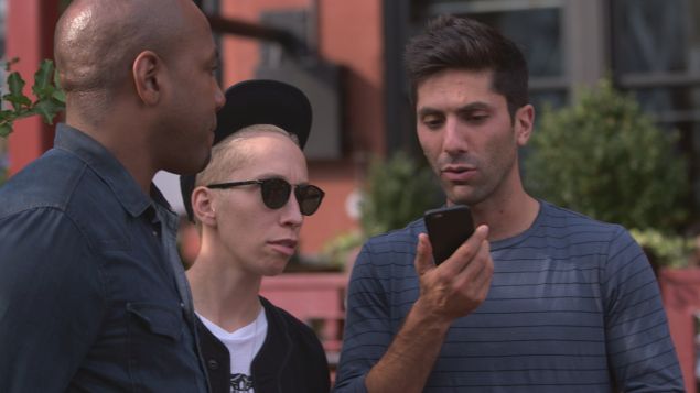 Io Tillett Wright and Nev Schulman.