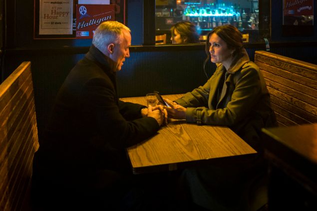 Robert John Burke and Mariska Hargitay in Law & Order:SVU.