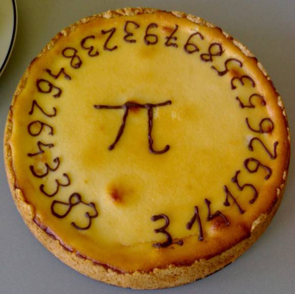 A pie for Pi Day.