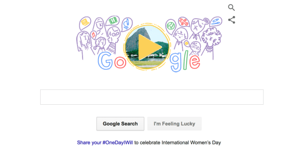 Google's International Women's Day 2016 Doodle