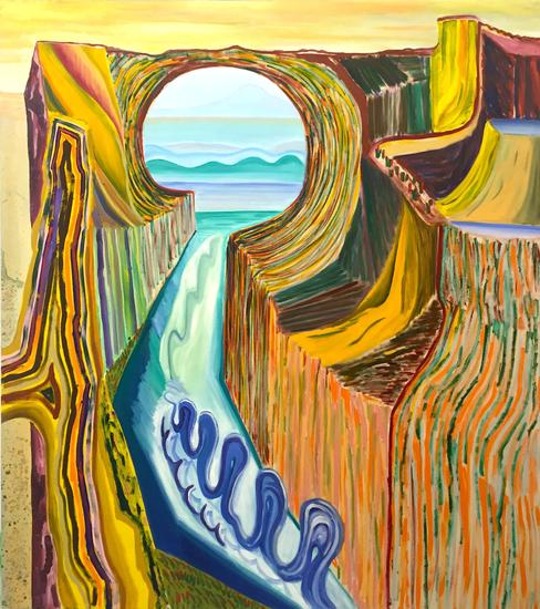 Shara Hughes, Mirage, 2016.