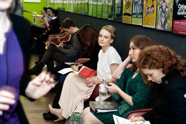 waiting area at Telsey & co casting agency photo: celeste sloman / ny observer