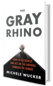The Gray Rhino, out April 5.
