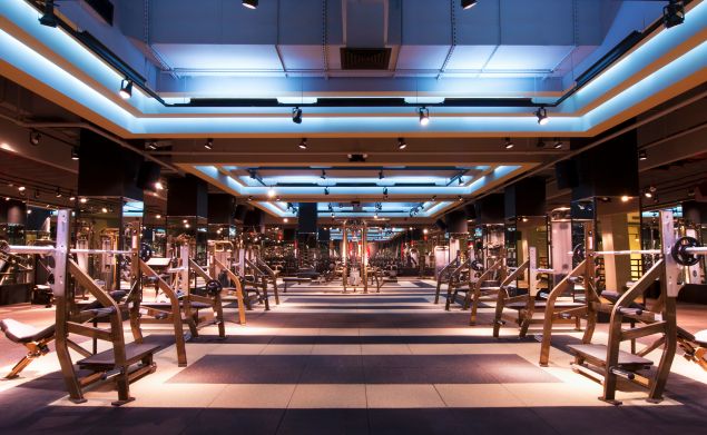 TMPL's 1st floor weight room.