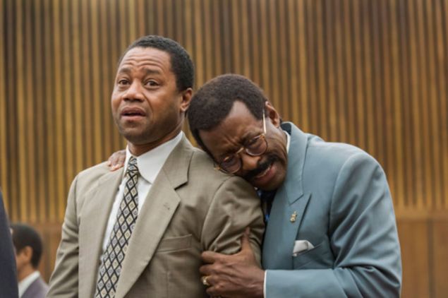 Cuba Gooding Jr. and Courtney B. Vance on The People v. O. J. Simpson: American Crime Story.