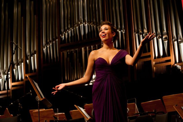 Singing for the joy of a new Upper West Side apartment?