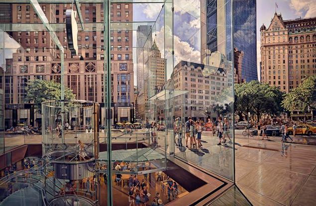 Robert Neffson, NYC Apple, 2016.