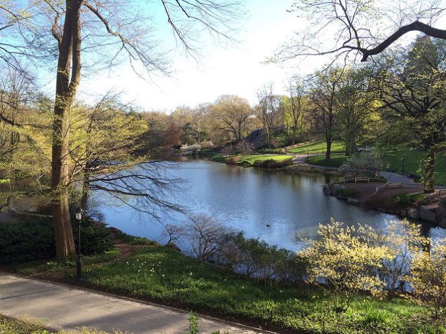 April in New York.