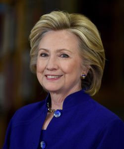 Democratic presidential candidate and former U.S. Secretary of State Hillary Clinton.