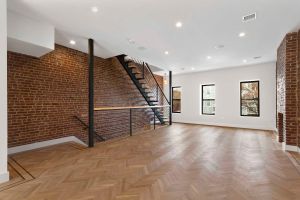 Exposed brick, of course.