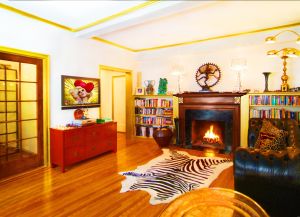 Quite the fireplace.