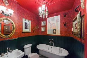 Quite the bathroom here.
