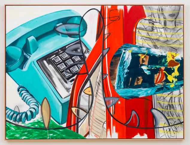 David Salle, Hot People, (2016).