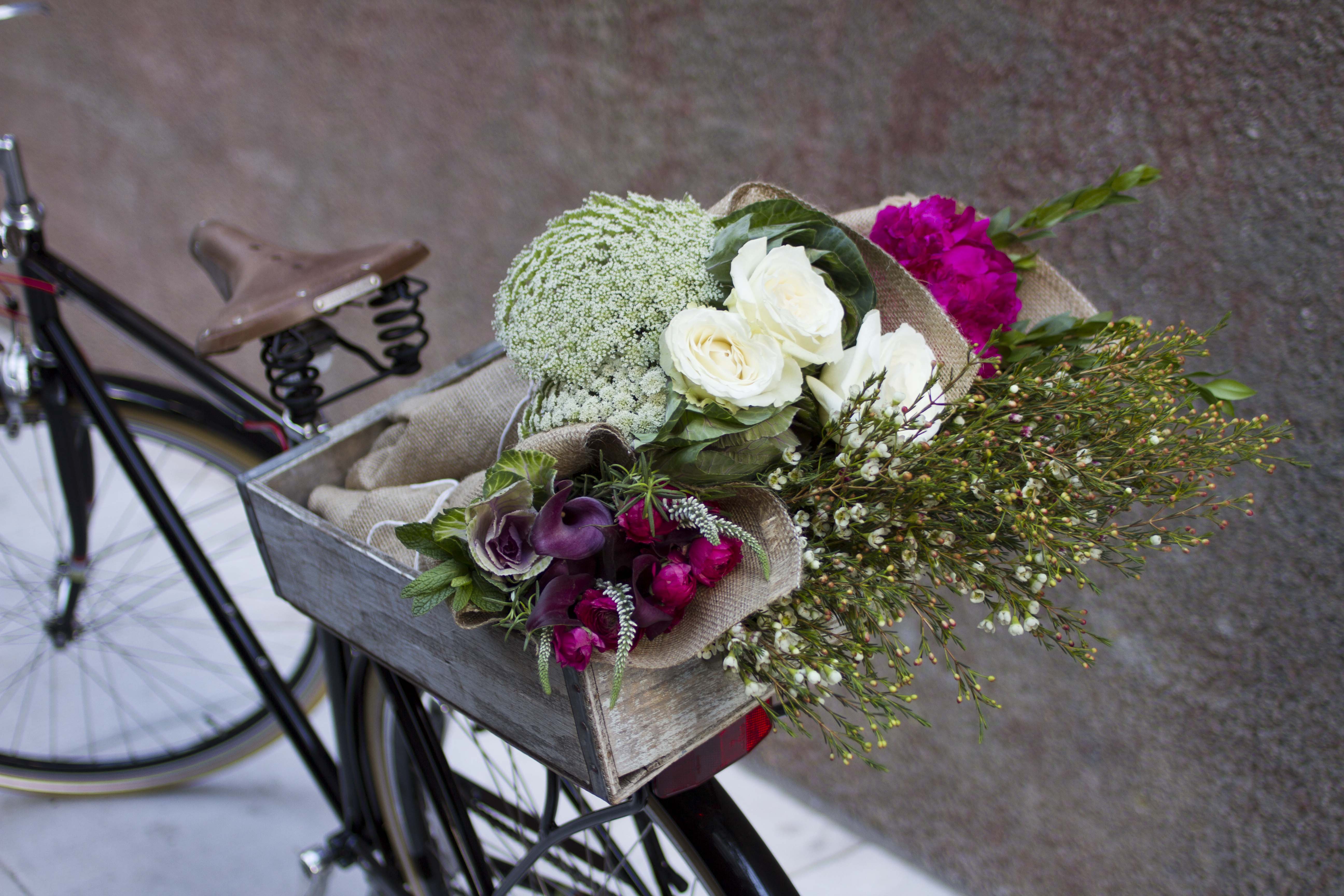 Flowers and follow-up on demand.