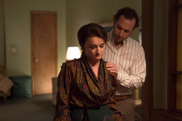 Alison Wright as Martha Hanson and Matthew Rhys as Philip Jennings.