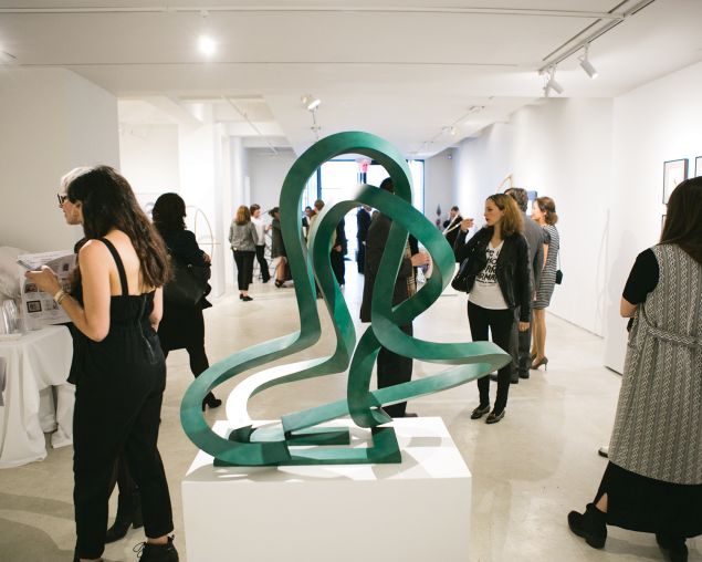 A sculpture by Mr. Carter on view at Leila Heller Gallery.