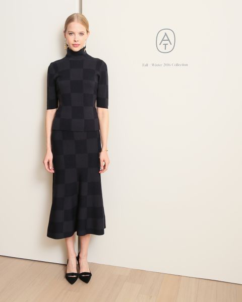 A black-on-black getup