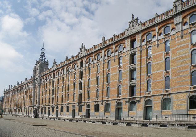Belgium's Tour and Taxis building, home of Art Brussels 2016.