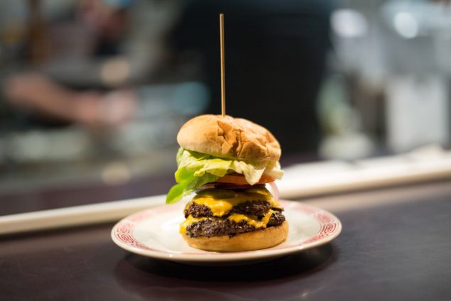 button mash burger by Bao Nguyen